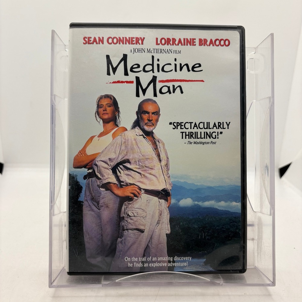 Medicine Man DVD Sean Connery Lorraine Bracco 1992 Adventure Drama Movie 17500